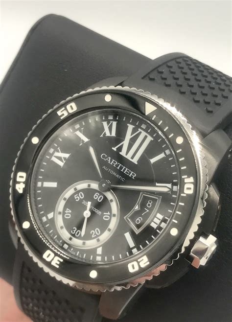 cartier calibre diver carbon|cartier calibre review.